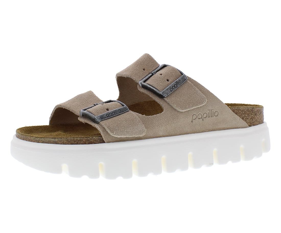 Birkenstock Arizona Papillio Chunky Narrow Unisex Shoes Size 7, Color: Warm Sand