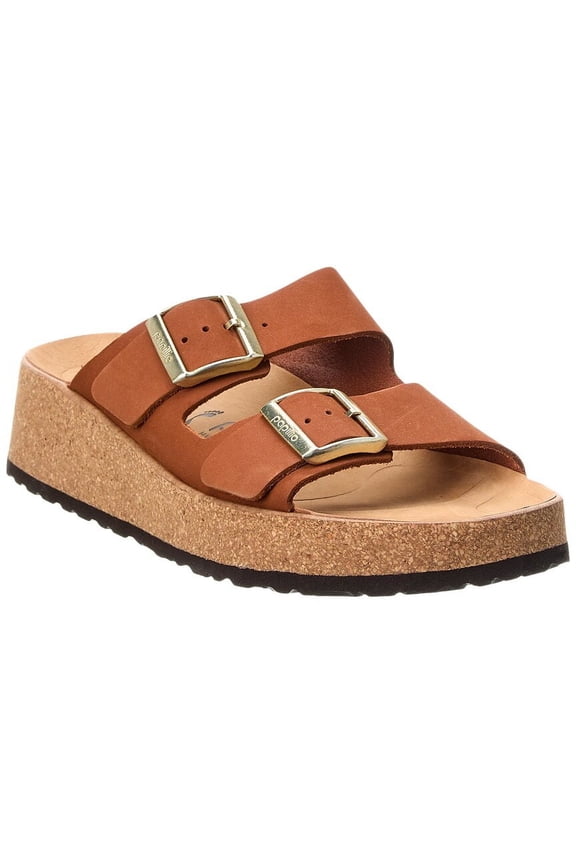Papillio by Birkenstock Gabriela Narrow Leather Sandal, 41, Brown