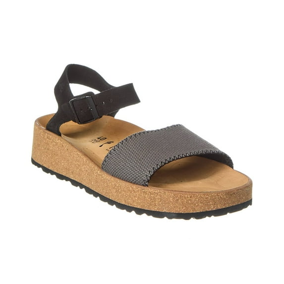 Papillio by Birkenstock Glenda Suede Sandal, 37, Grey