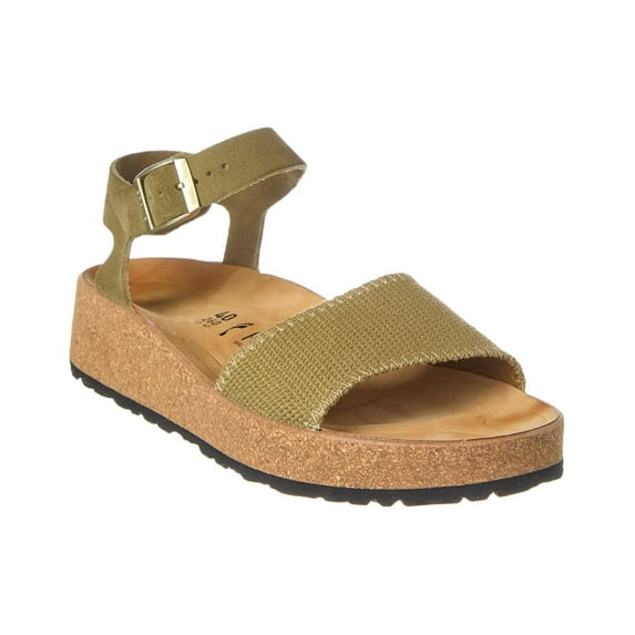 Papillio by Birkenstock Glenda Suede Sandal, 39, Brown