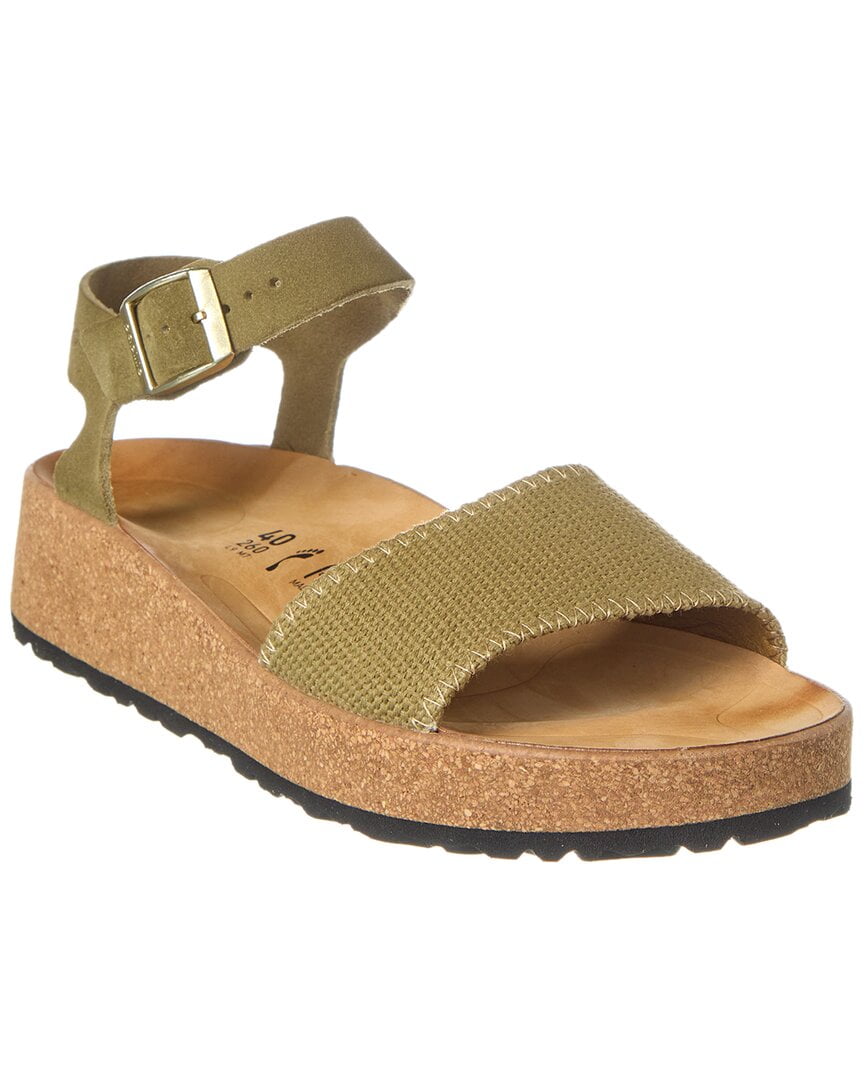 Papillio by Birkenstock Glenda Suede Sandal, 42, Brown