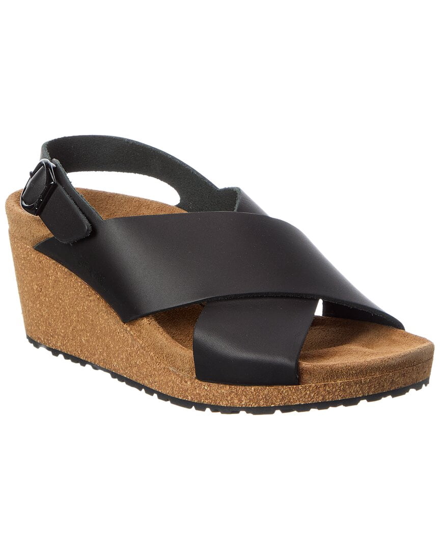 Papillio by Birkenstock Samira Narrow Leather Sandal, 39, Black