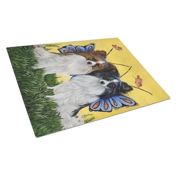 Papillon Butterflies Glass Cutting Board - Large
