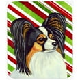 thumbnail image 1 of Papillon Candy Cane Holiday Christmas Mouse Pad, Hot Pad Or Trivet, 1 of 1