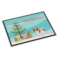 thumbnail image 1 of Papillon Christmas Tree Door Mat, 1 of 3
