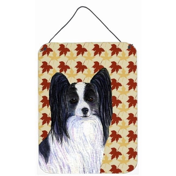 Papillon Fall Leaves Portrait Aluminum Metal Wall & Door Hanging Prints - 12 x 16 in.