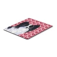 thumbnail image 1 of "Papillon Hearts Love and Valentines Day Portrait Mouse Pad Hot Pad or Trivet", 1 of 1