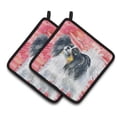 thumbnail image 1 of Papillon Love Pair of Pot Holders, 1 of 1