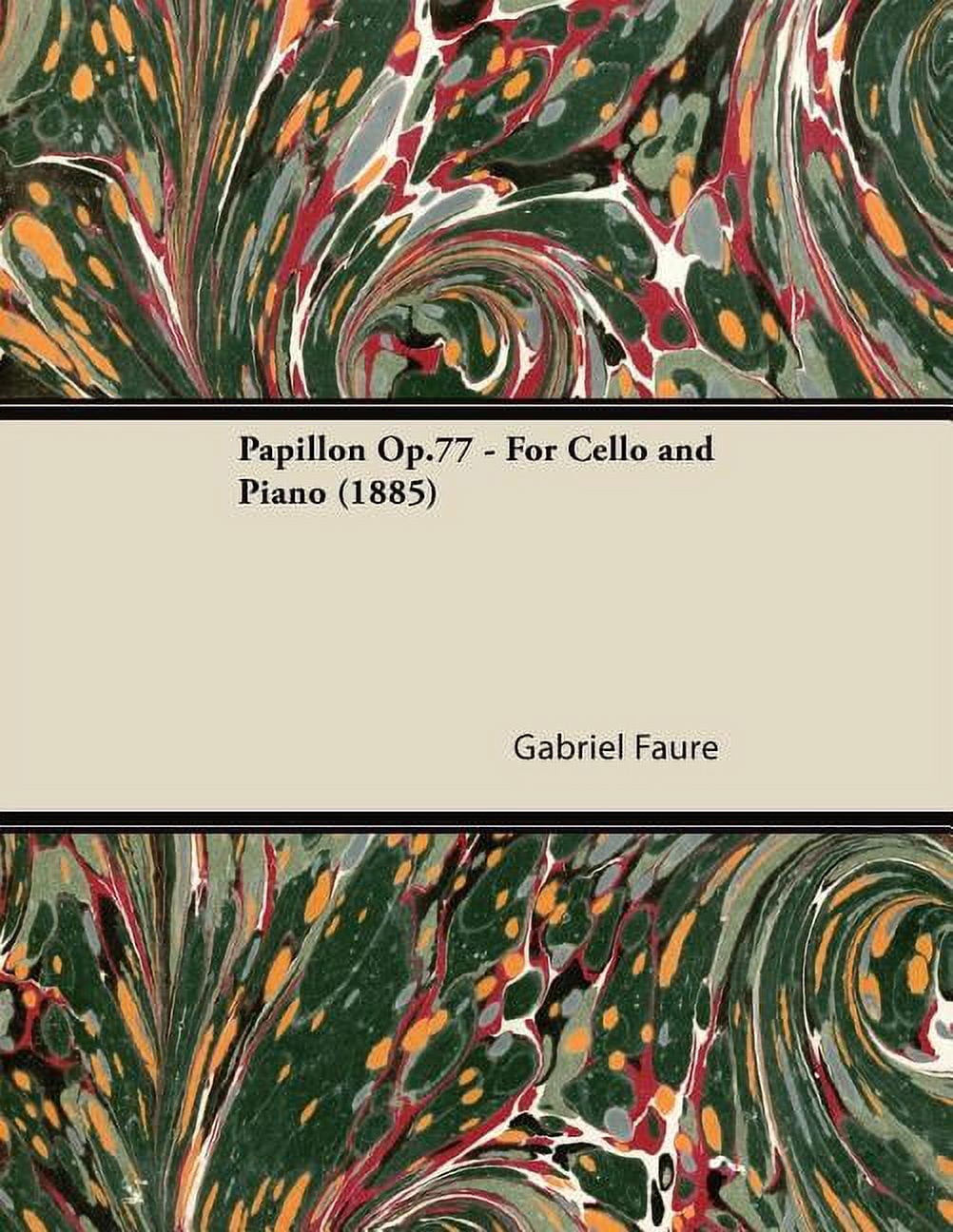 Papillon Op.77 - For Cello and Piano (1885), (Paperback)