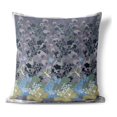 thumbnail image 1 of Papillon Paradise Throw Pillow with Removable Cover in Gray 16x16, 1 of 7