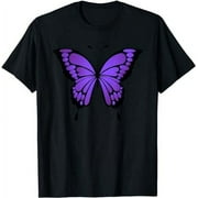 Papillon Perfection: Effortlessly Elegant in Vibrant Purple - Flutter into Style with our Butterfly Tee!