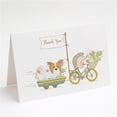 thumbnail image 1 of Papillon Red & White Greeting Cards & Envelopes - Pack of 8, 1 of 1