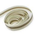 thumbnail image 1 of Papillon Ribbon & Bow R096865-16-0810-0835 0.62 in. 50 Yards Natural Tape Ribbon, Ivory & Tan, 1 of 1