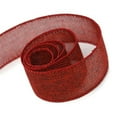 thumbnail image 1 of Papillon Ribbon & Bow R096915-64-0260-50YD 2.5 in. 50 Yards Burlap Ribbon- Scarlet, 1 of 1
