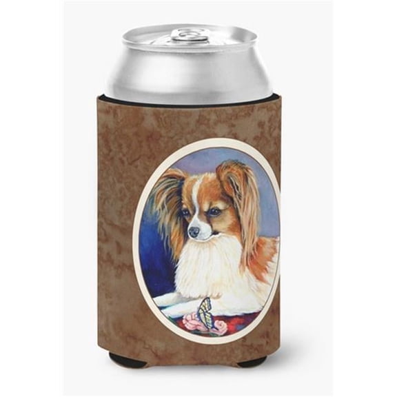 Papillon Rose & Butterfly Can or Bottle Hugger