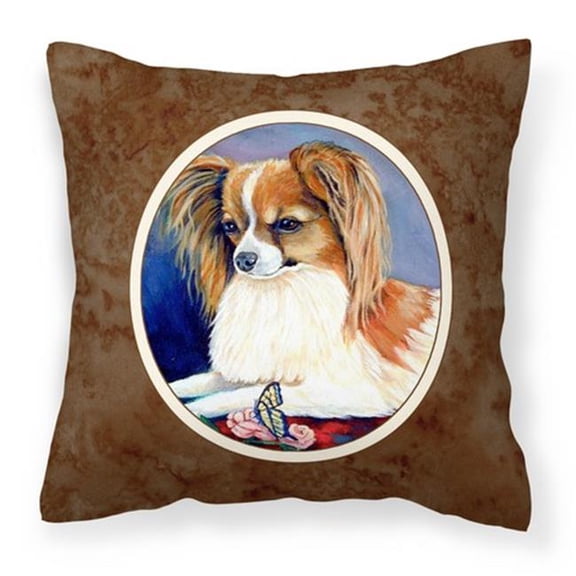 Papillon Rose & Butterfly Fabric Decorative Pillow