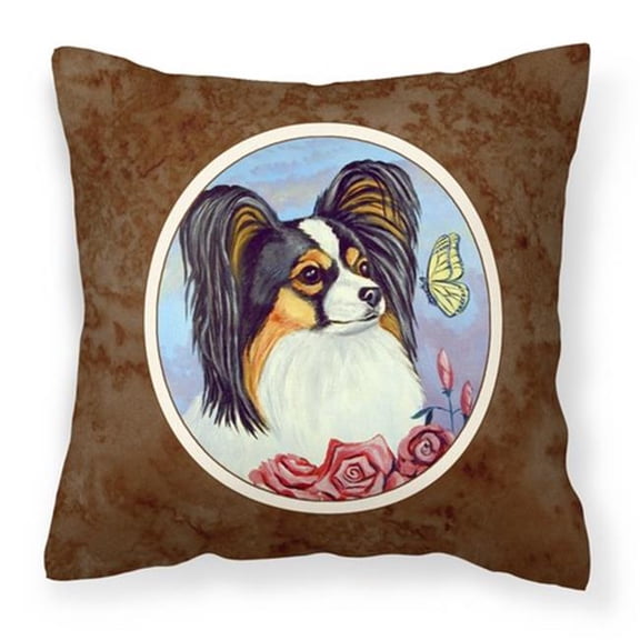 Papillon Yellow Butterfly Fabric Decorative Pillow