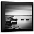 thumbnail image 1 of Papiorek, Nina 15x15 Black Modern Framed Museum Art Print Titled - Coastal Calm, 1 of 5