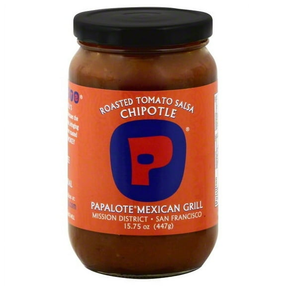 Paplote Mexican Grill, Roasted Tomato Chipotle Salsa, 15.75 oz