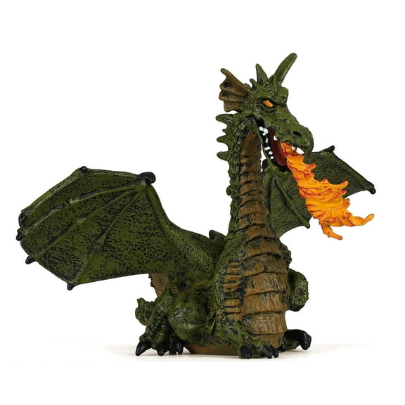 Papo 39025 Winged Green Dragon with Fire