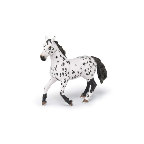 Papo Black Appaloosa Horse Figure, Multicolor, oner Size