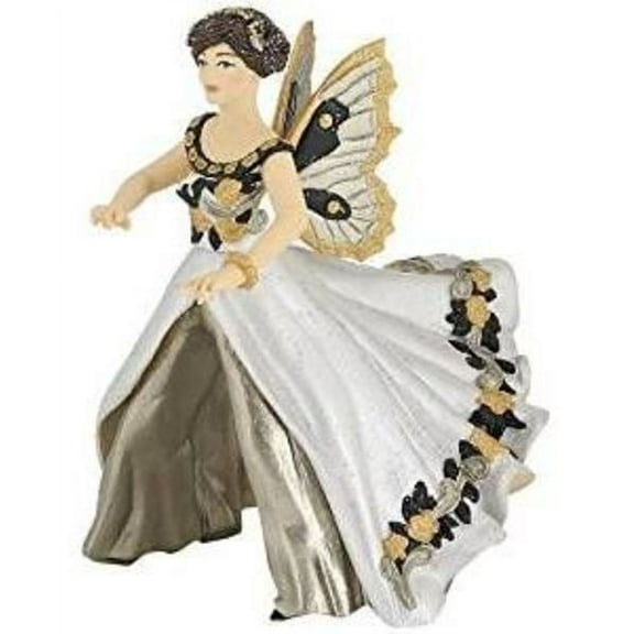 Papo Black and White Riding Elf Figure