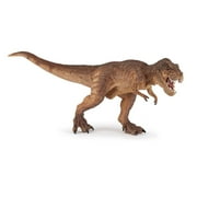 Papo Brown Running T-Rex - Hand Painted Figurine - Heirloom Quality Collectible 55075