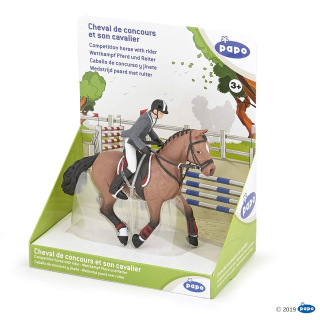 Papo Competition Set Figure Accessories – Animal & Fantasy Play Figures For Kids, Develops Dexterity & Imagination