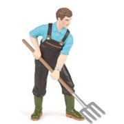 papo gardener figure, multicolor