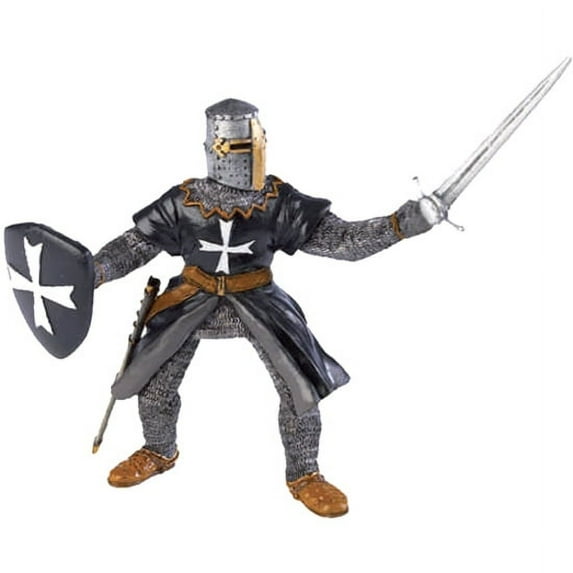 Papo Hospitaller Knight with Sword Figure, Multicolor
