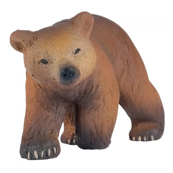 Papo Pyrenees Bear Cub - Hand Painted Figurine - Heirloom Quality Collectible (50031)