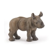 Papo Rhinoceros Calf - Hand Painted Figurine - Heirloom Quality Collectible 50035 Mulicolor
