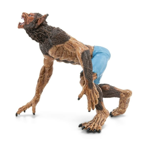 Papo Werewolf Toy Figure featuring Torn Jeans After Transformation, Hand Painted, Highly Detailed
