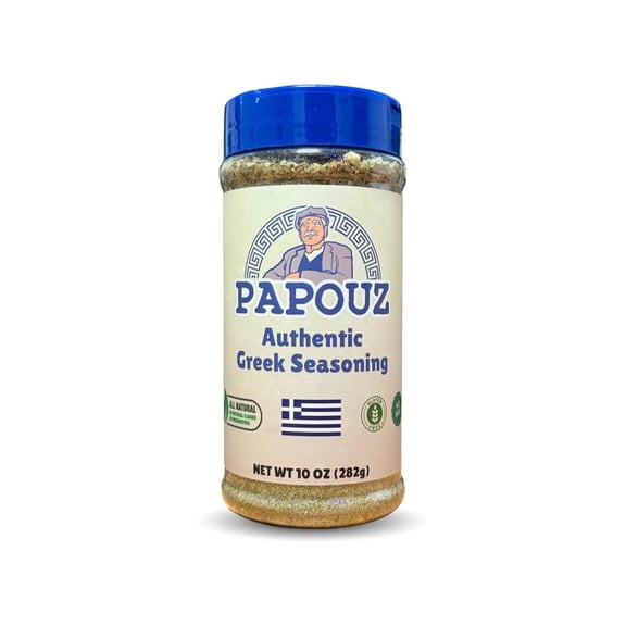 Papouz Authentic Greek Seasoning Blend All-Purpose Spice Mix Traditional Mediterranean Flavor 10 Oz