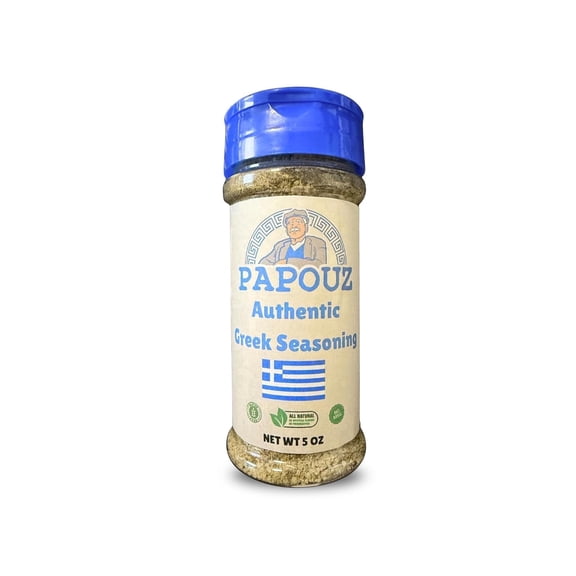 Papouz 5 Oz Authentic Greek Seasoning Blend Premium All-Purpose Spice Mix for Chicken, Beef, Lamb, Pork, Fish, Gyros, Souvlaki & Salads Traditional Mediterranean Flavor