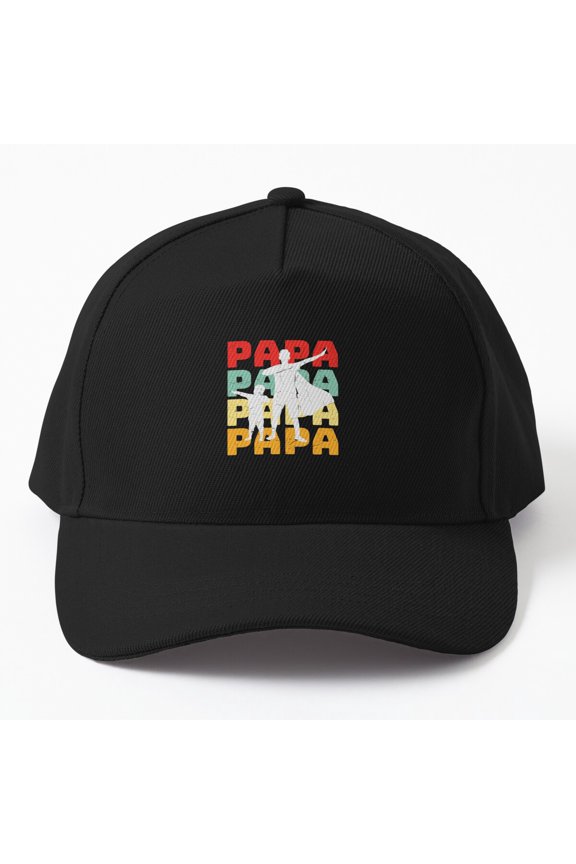Pappa Love Baseball Hat, Father Daughter I Love You Dad Family Design, Classic Cap