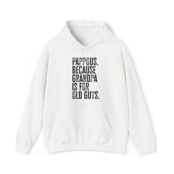 Pappous New Grandpa Fathers Day Hoodie, Gifts, Hooded Sweatshirt