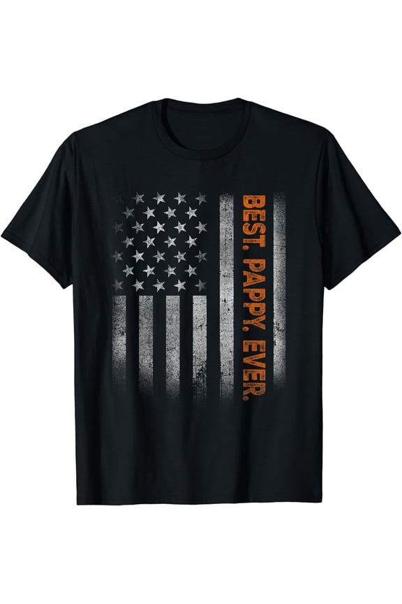Pappy American Flag Father's Day For Pappy From Daughter T-Shirt