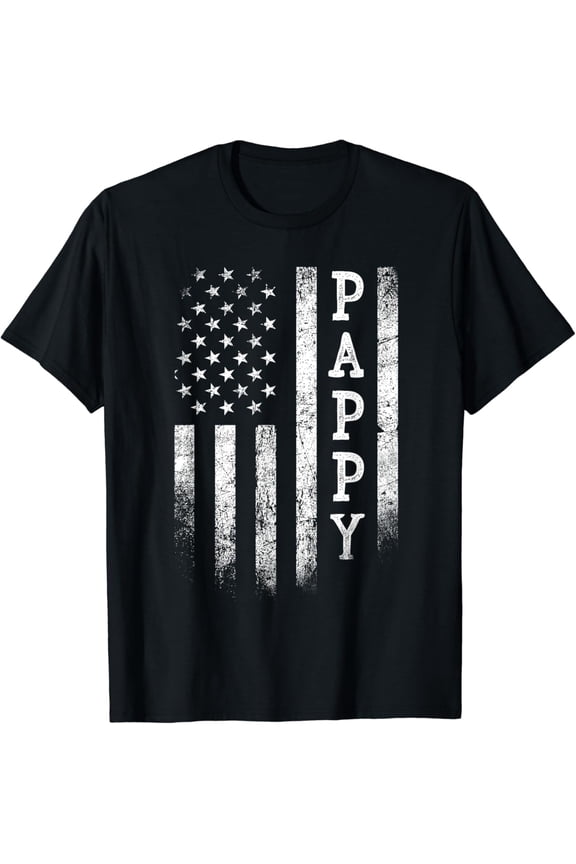 Pappy American Flag Pappy Gifts Patriotic Father'S Day T-Shirt