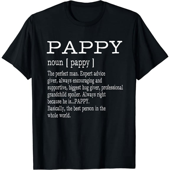 Pappy Definition Grandpa Father's Day Gifts - Men T-Shirt