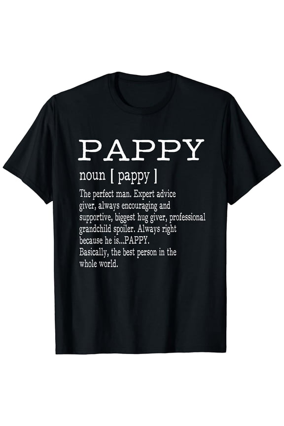 Pappy Definition Grandpa Father's Day Gifts - Men T-Shirt