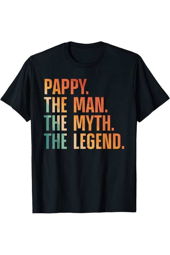 Pappy Design For Grandpa Grandfather From Grandkids Pappy T-Shirt