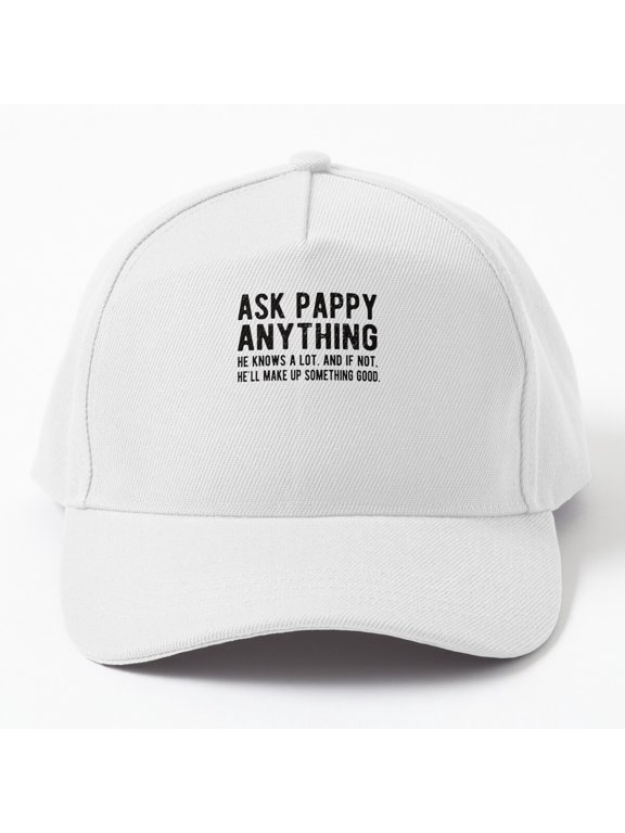 Pappy Grandpa Baseball Hat, Father's Day Grandfather Appreciation Design, Everyday Gift Cap