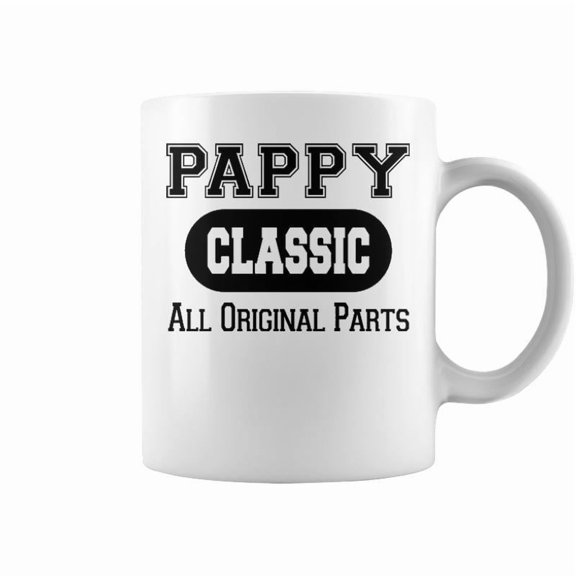 Pappy Grandpa Gift Classic All Original Parts Pappy Coffee Mugs