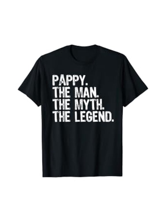 Pappy The Man The Myth The Legend Daddy Grandad Gift T-Shirt