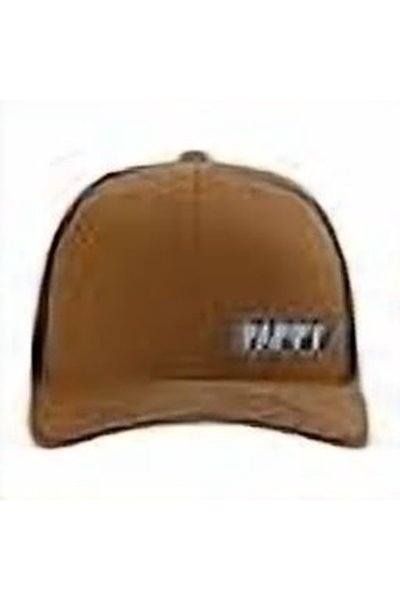Pappy Vegan Leather Patch Cap, Richardson 112 Hat, Pappy Dad Hat, Pappy Gifts, Leather Richardson Hat, Cap Daddy (Caramel/Black)