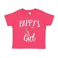 thumbnail image 1 of Pappy's Girl Toddler T-Shirt 4T Cyber Pink, 1 of 3