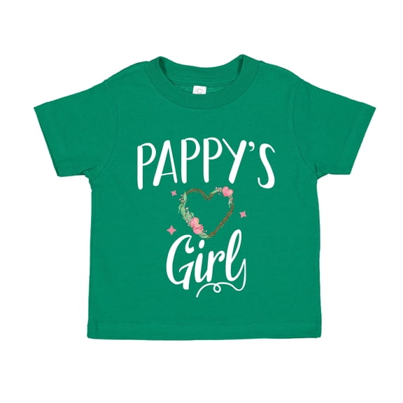 Pappy's Girl Toddler T-Shirt 4T Kelly Green