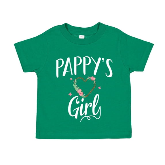Pappy's Girl Toddler T-Shirt 5/6T Kelly Green