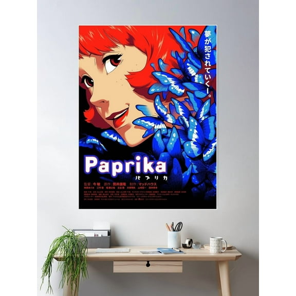 Paprika Movie Poster Wall Art, Modern Wall Decor For Living Room Bedroom, 8x12 UNFRAMED